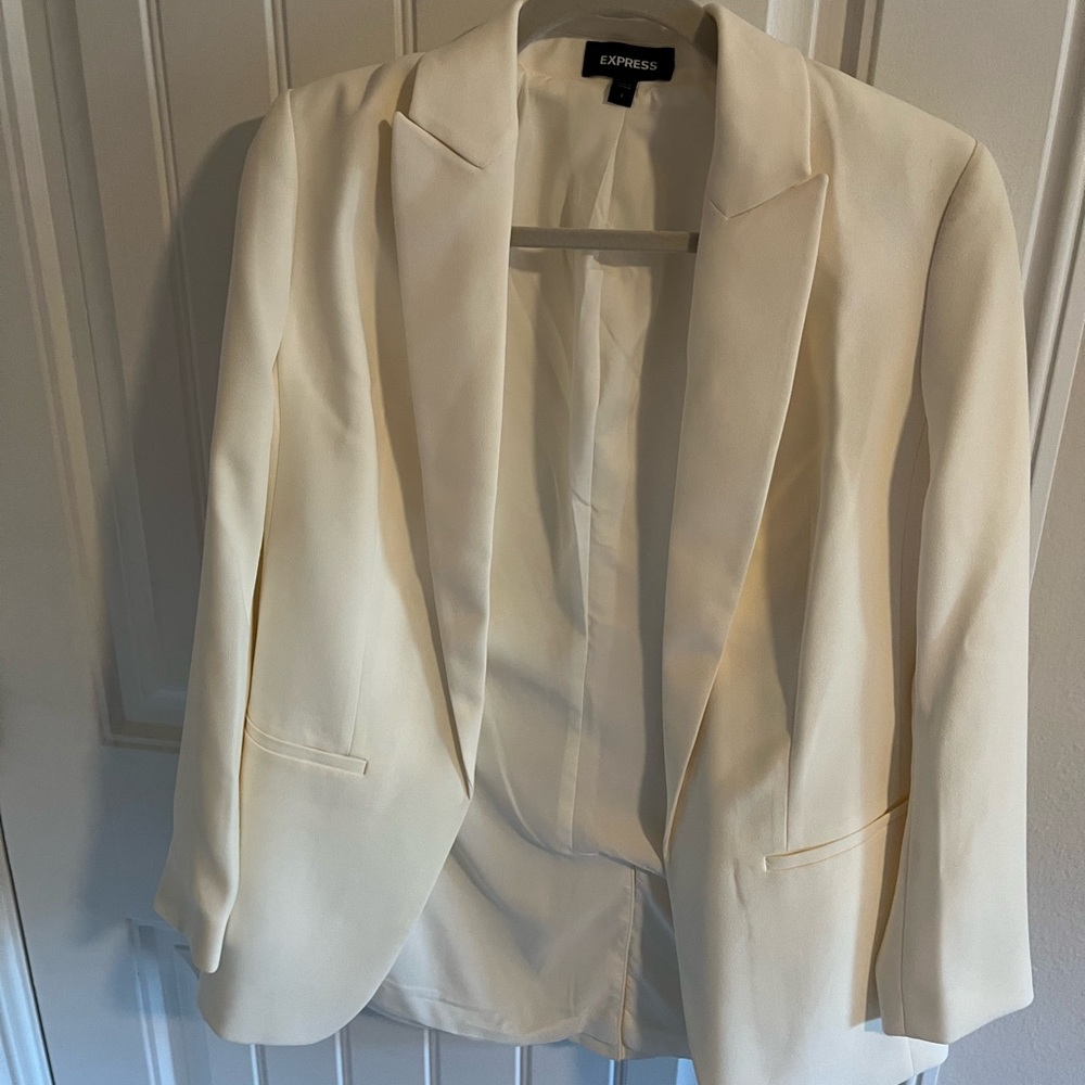 Express White Blazer